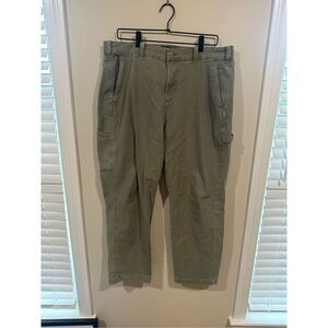 Abercrombie & Fitch Loose Carpenter Green Jeans Men Size 36 x 30